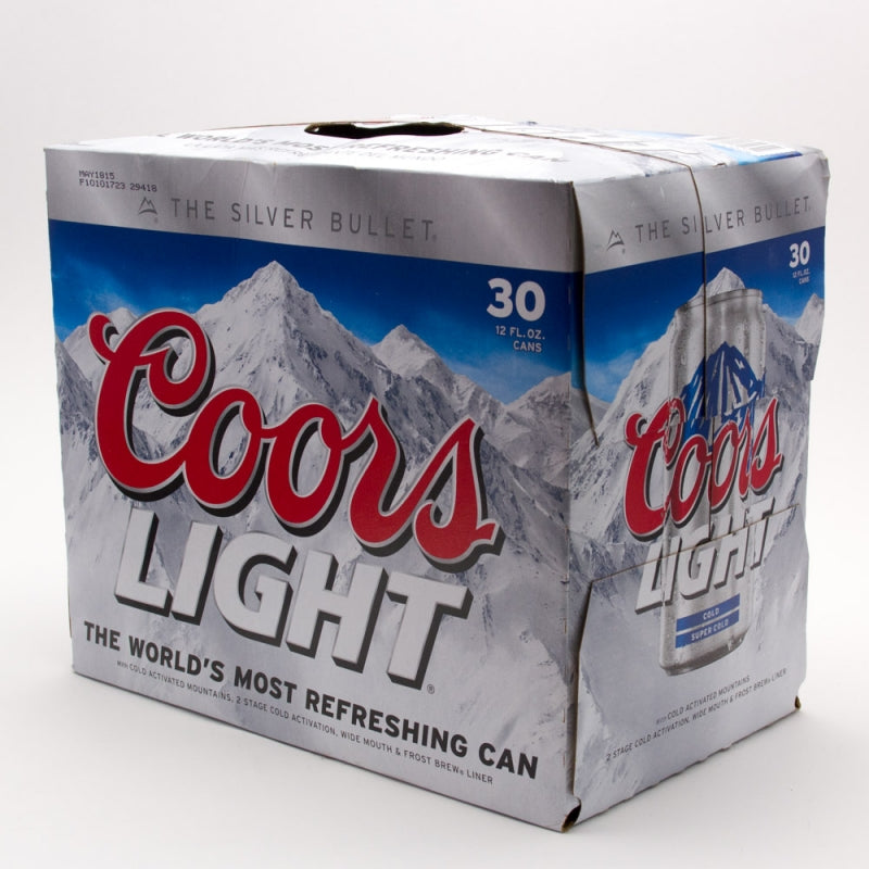 BEER COORS LIGHT 30 PACK CAN