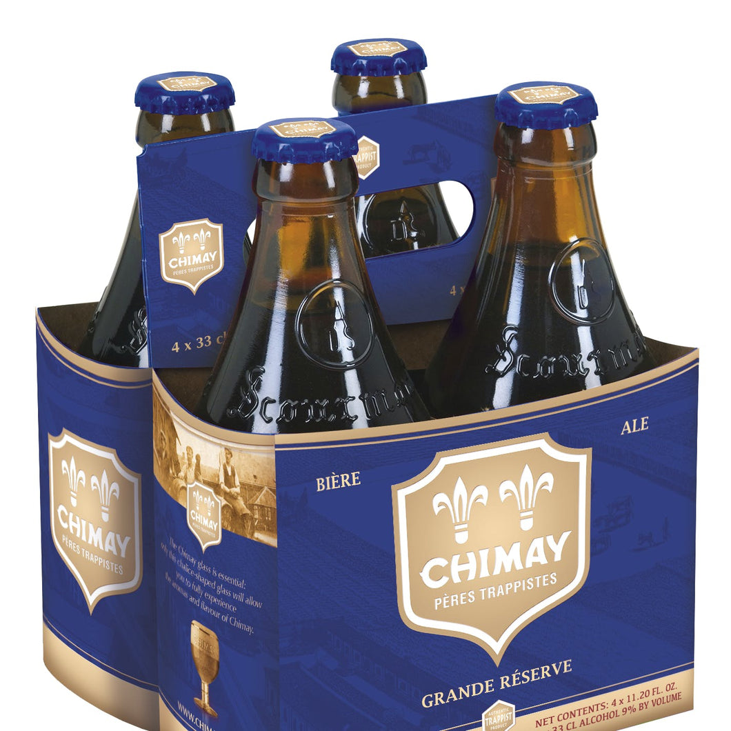 BEER CHIMAY PERES TRAPPISTER 4 PACK BOTTERS