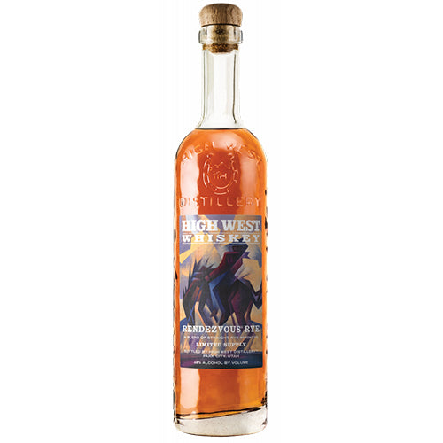 HIGH WEST RENDEZVOUS RYE WHISKEY  LIMITED 750 ML