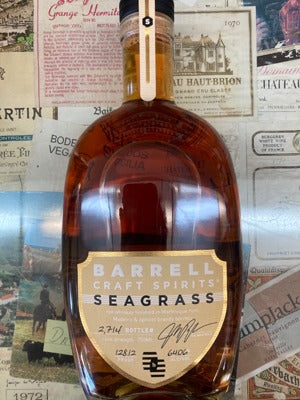 BARREL GOLD 17 YEARS SEAGRASS BOURBON WHISKEY 750 ML