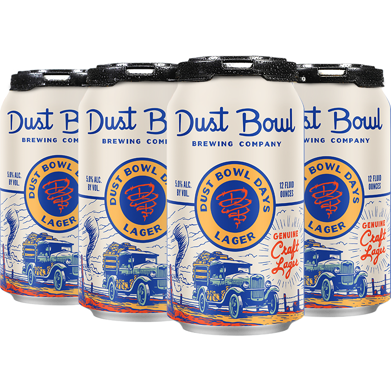 BEER DUST BOWL DAYS LAGER SIX PACK CANS
