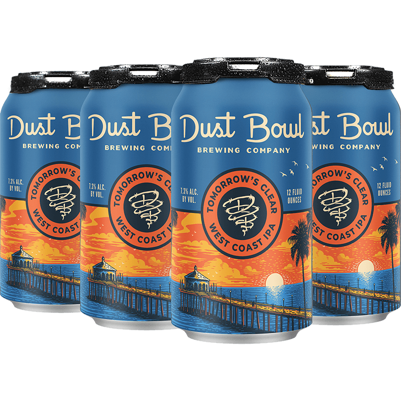 BEER DUST BOWL TAMARROWS CLEAR SIX PACK CANS