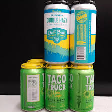 BEER DUST BOWL TACO TRUCK LIME LAGER SIX PACK CANS