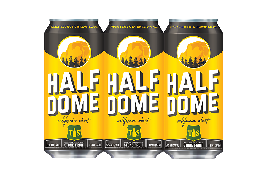 BEER HALF DOME CALIFORNIA WHEAT 16OZ 4 PACK CANS